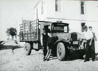 Φορτηγό εκτελεί μεταφορές, Χαλάνδρι, 1929